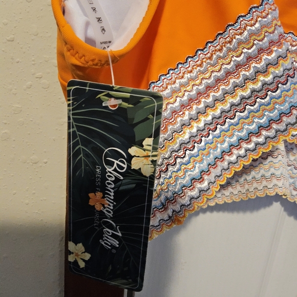 1Blooming Jelly Womens High waisted bikini set size large - Picture 7 of 8